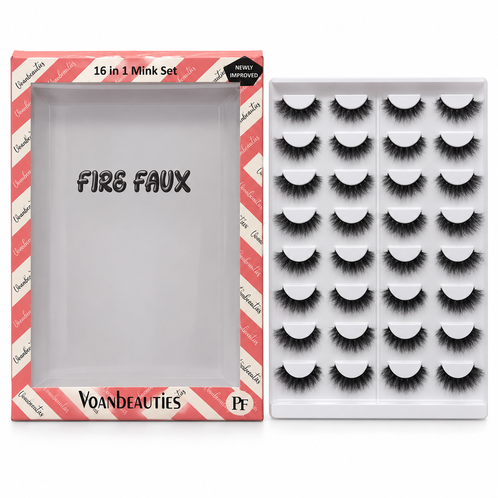 Voan Beauties 16-in-1 Fire Faux Lash Set