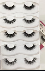 BOJ 5-in-1 Lashes – Reusable Multi-Style Lash Pack